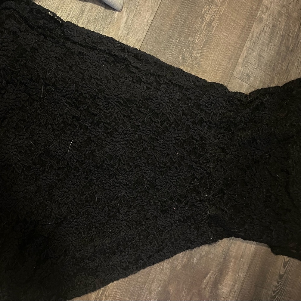 Elegant Black Lace Dress